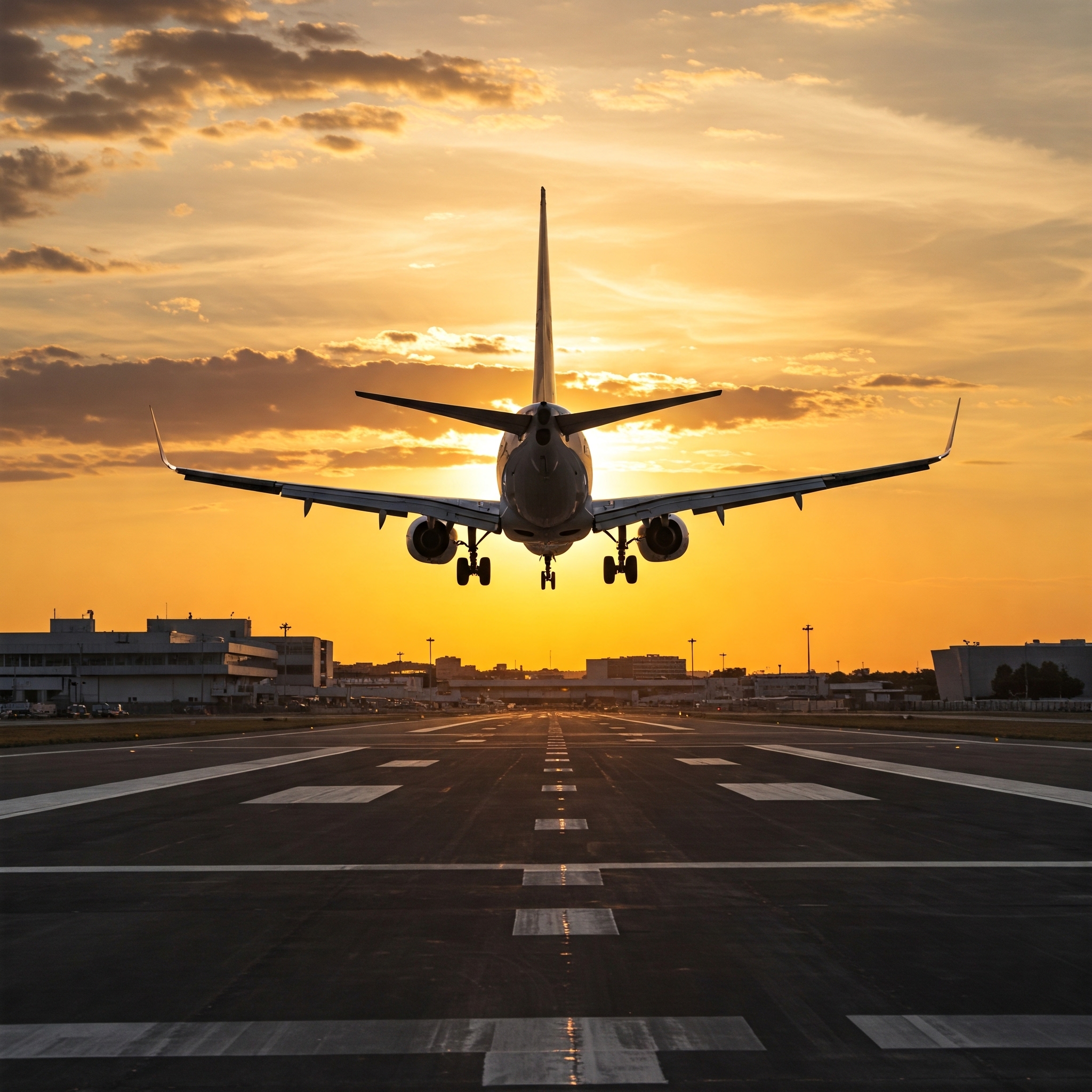 An airplane wing symbolizing travel